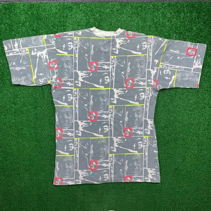 Nike Agassi Vintage T Shirt 90s USA Rare McEnroe 80s AOP Rare Tennis