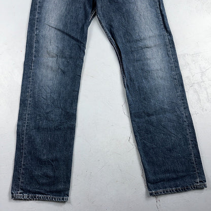 Levis 501 Vintage Y2K 90s XX Straight Leg Jeans Blue Med Wash 38x34 Act 39x34
