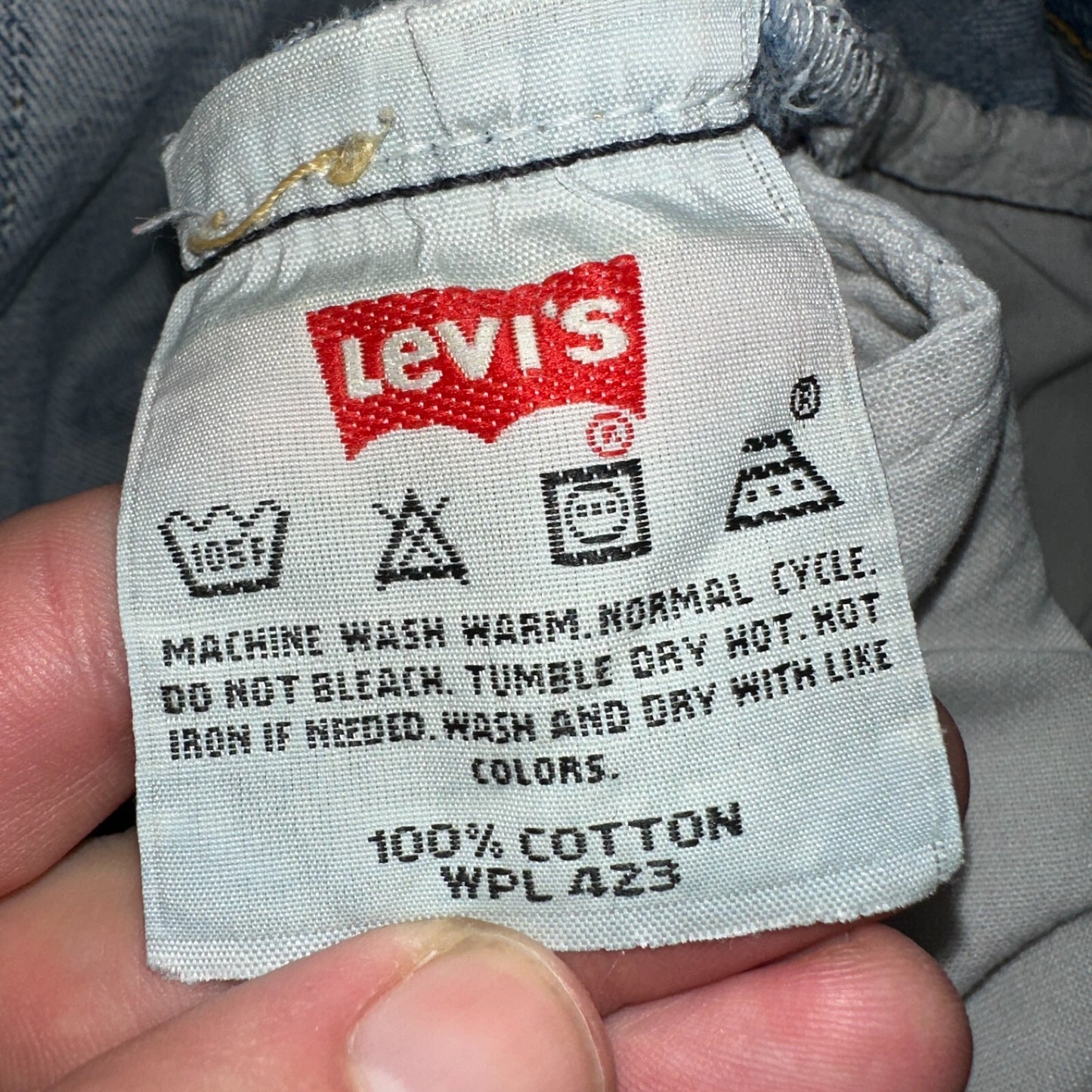 Levis 501 Vintage Y2K XX Straight Leg Jeans 90s Blue Light Wash 38x32 Act 37x30