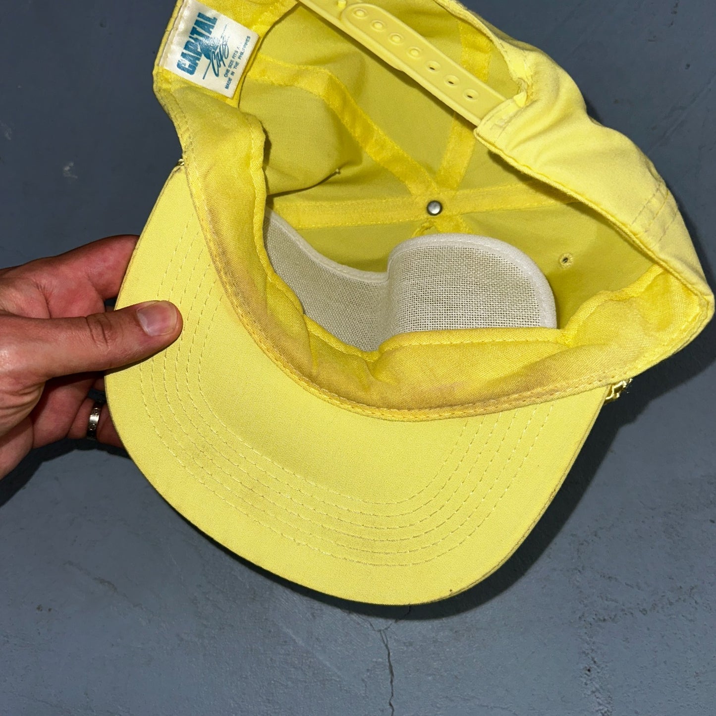 Vintage Northwest Transplants Hat Yellow Rope Snapback Nursery Oregon Promo Cap
