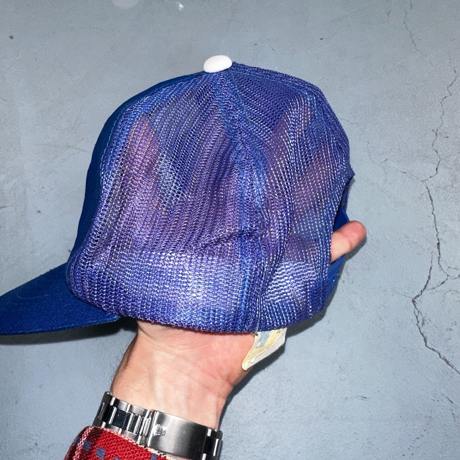 Los Angeles Dodgers VTG Hat Cap Snapback 80s MLB Mesh Green Trucker Blue LA