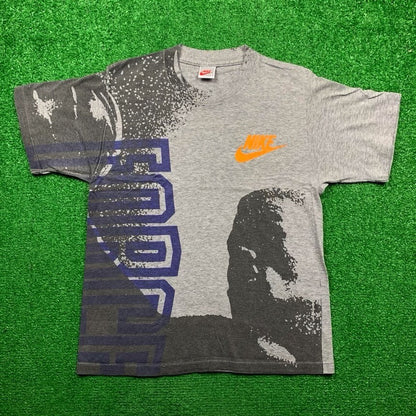 Nike Vintage T Shirt USA Rare Music Band Force Robinson Air Jordan AOP Gray
