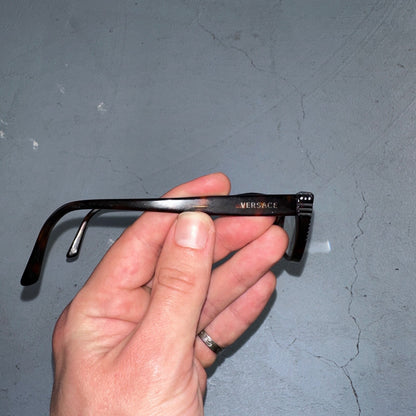 Versace MOD. 3150-B GB1 Square Brown Crystals Eyeglasses Optical Frame 51*16*135