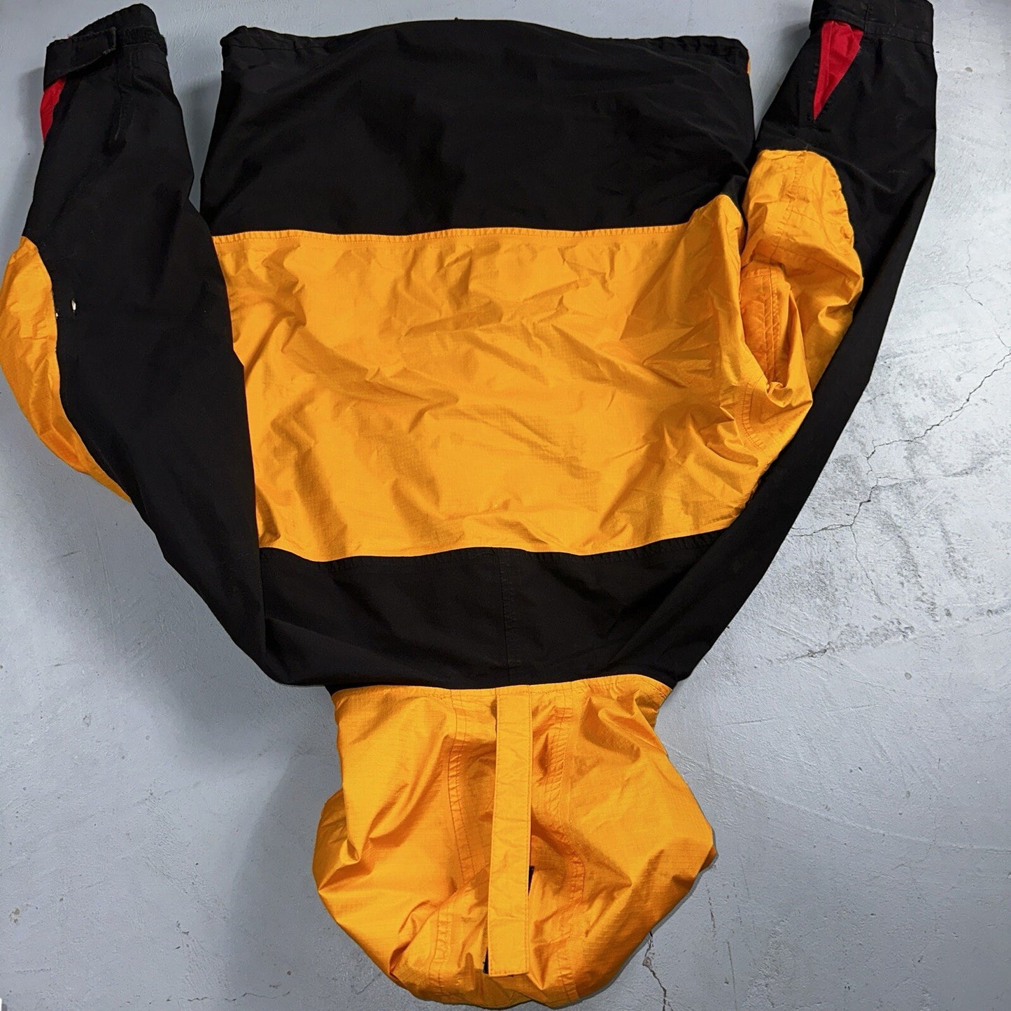 Gore Tex VTG Jacket Mens M Yellow Equinox Mountain Guide Full Zip Goretex Hike