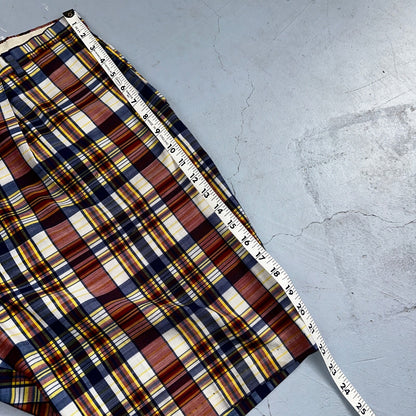 Sears Vintage 70s The Men’s Store Perma-Prest Striped Shorts Plaid Talon Zipper