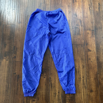 Nike Vintage 90s Gray Tag Windpants Track Pants Ankle Zip Unlined Purple L Women