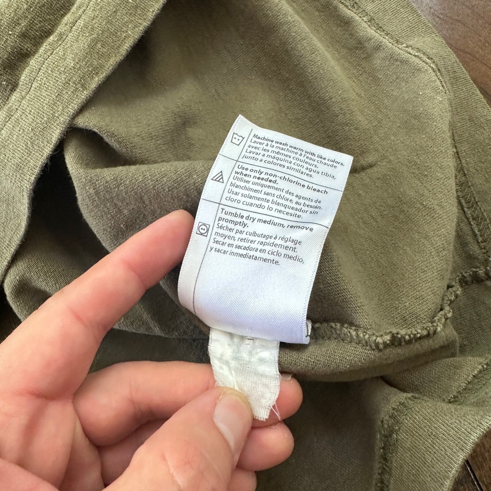 Carhartt Pocket VTG Style T Shirt Workwear Classic Basic Travis Scott Olive