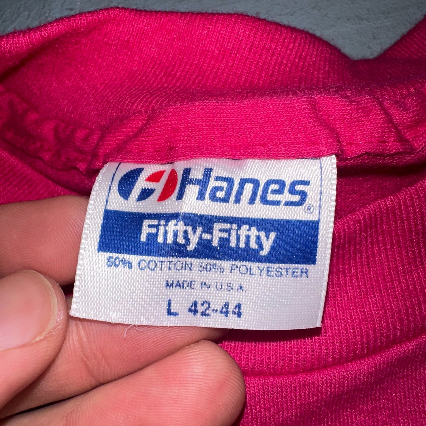 Kanyon Kaper Cars Hanes 80s VTG T Shirt 1989 Pink Single Stitch Graphic USA Rare