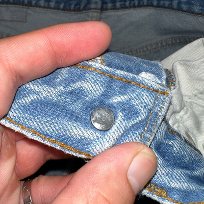 Levis 501 Vintage 80s Redline Selvedge USA XX Jeans Light Wash 32x30 Act 30x28