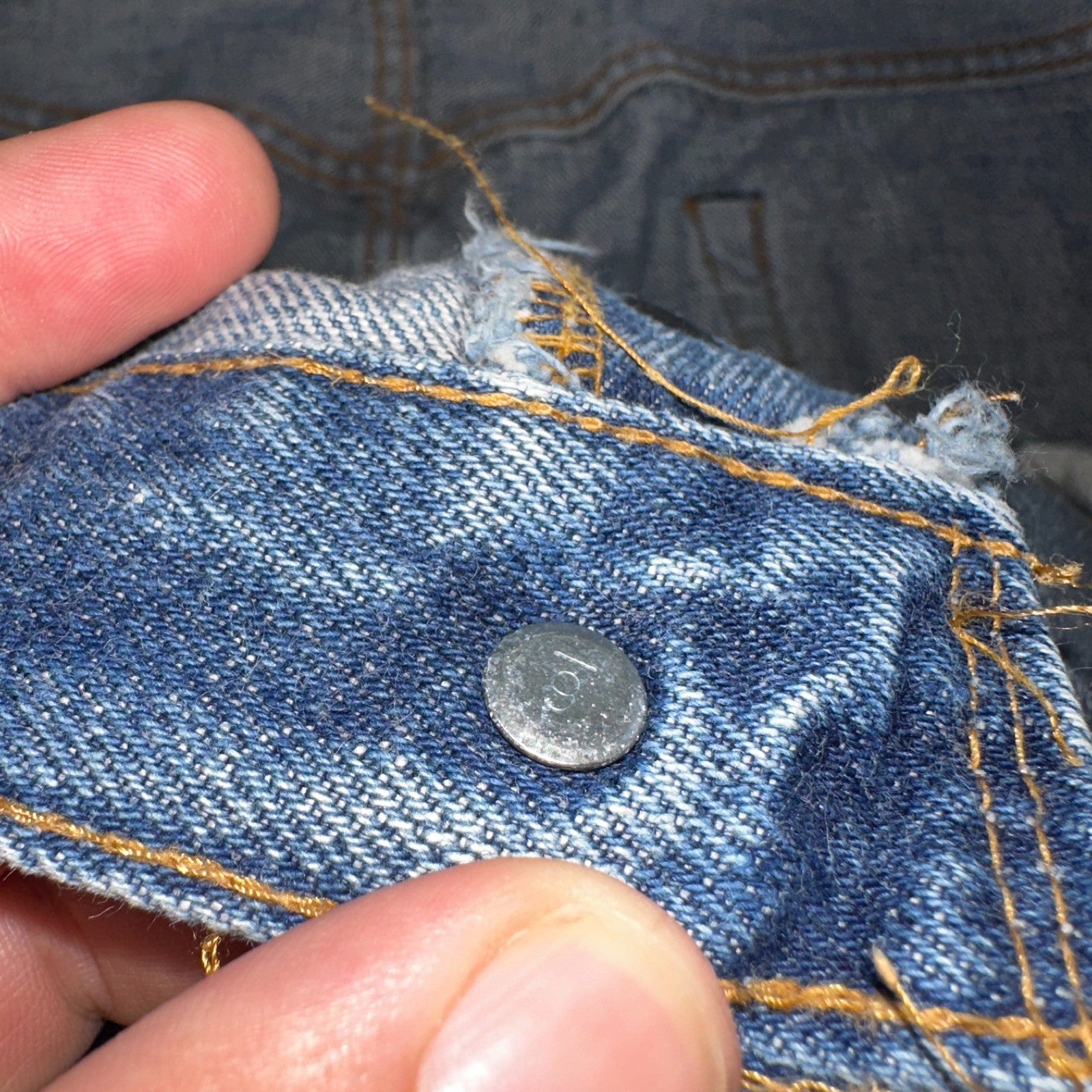 Levis 501 Vintage 70s SS Redline Selvedge USA XX Jeans Med Wash 48x30 Act 43x26