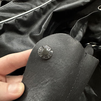 VTG North Face SKI Gear Duffle Gym Bag USA Made Leather Handle Rubber Coated 80s