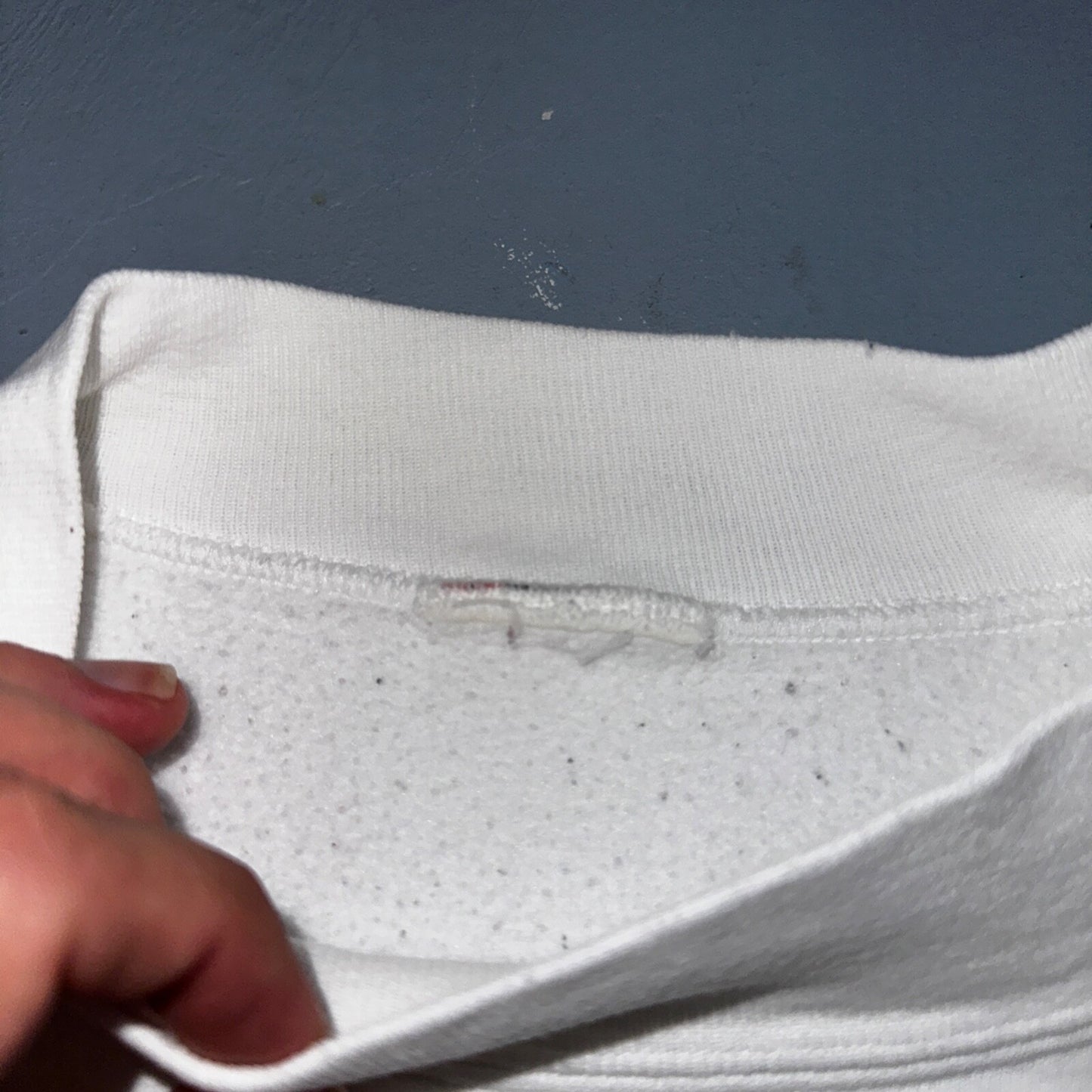 Nike VTG 90s Sweatshirt Crewneck Just Do It USA Logo 1990s White Jumper Gym