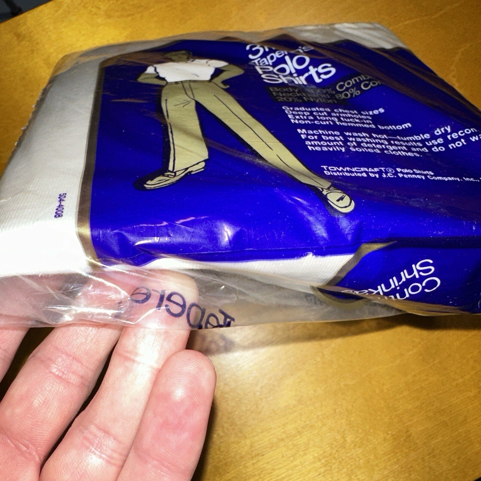 1970s JCPenney Vintage White Blank T Shirt Mens Rockabilly Lot Of 6 Pack 60s 70s