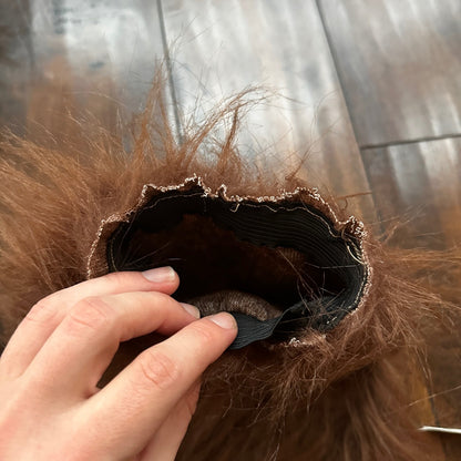 Hot Costume Pair Faux Fur Leg Warmers Womens Party Sexy Chewbacca Cute VTG