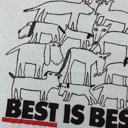 Nike Vintage T Shirt Mens Best Is Best Animals Dog Wolf Jordan Rap Cute Love Box