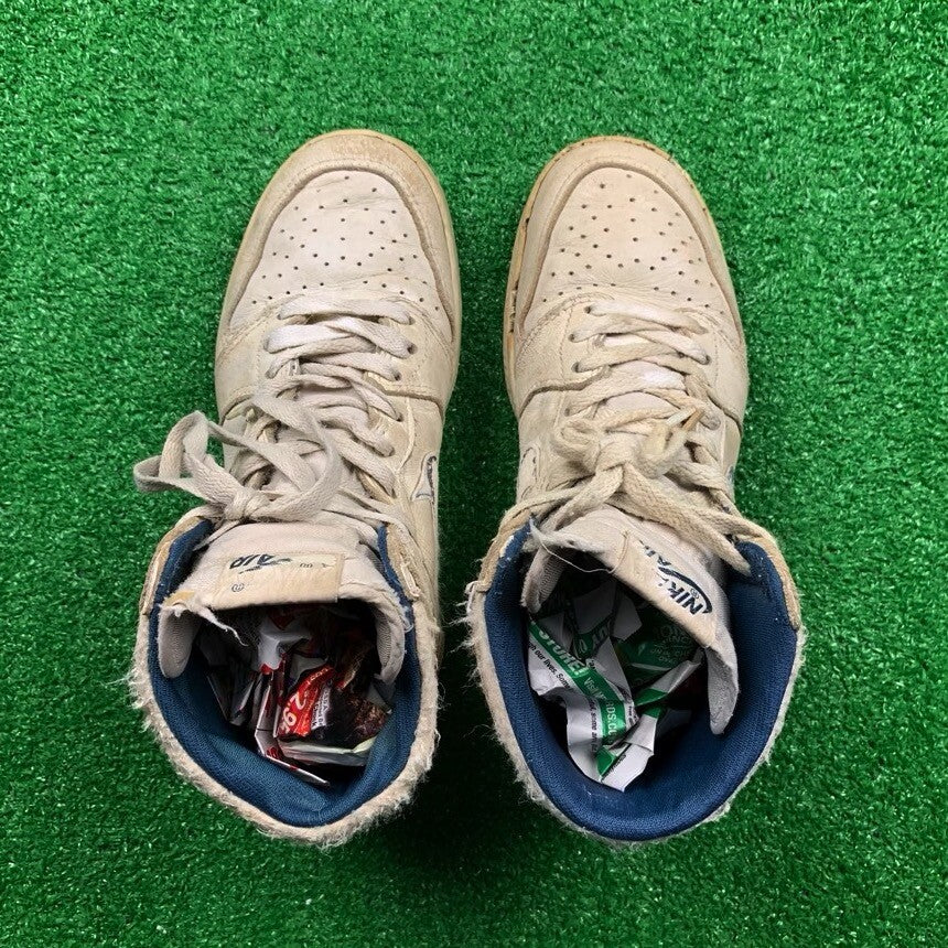 Nike OG 1985 Air Jordan 1 Metallic Blue Chicago Rare Vintage 85 8 Bred Royal