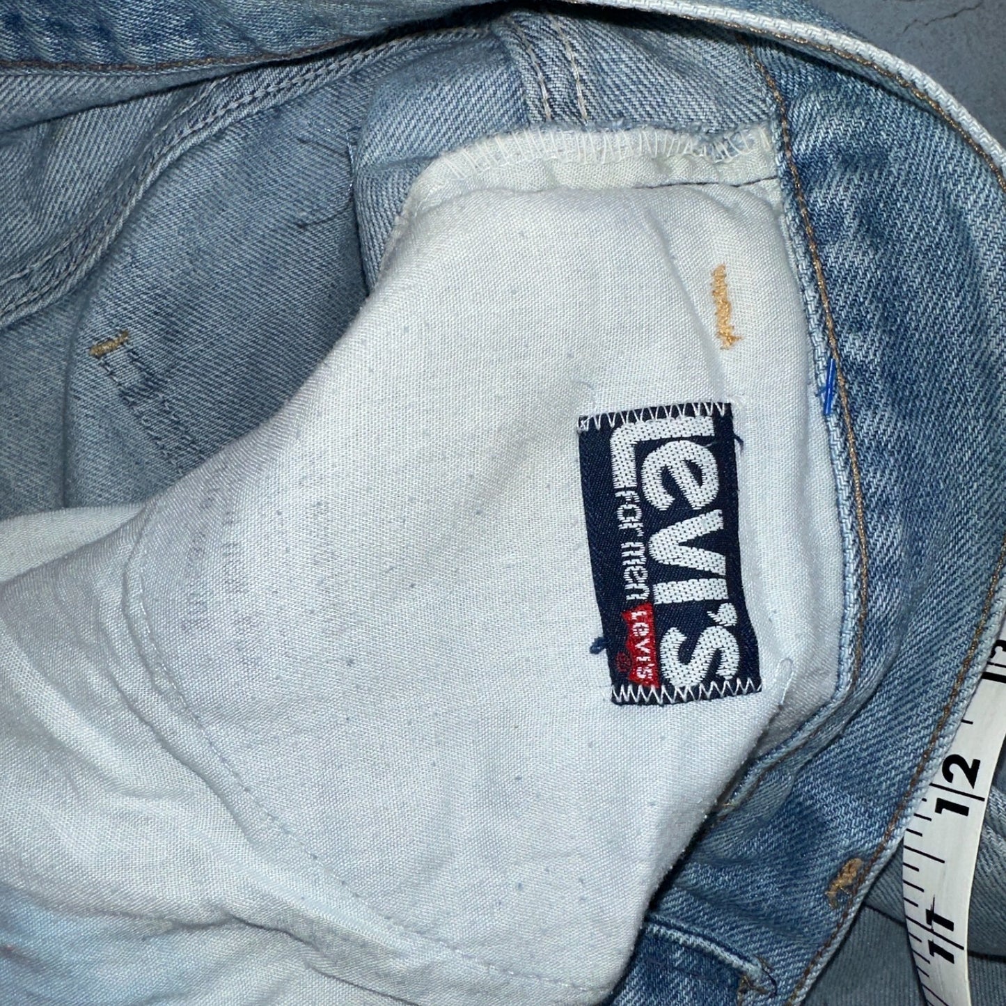 Levis 517 Vintage 80s USA Orange Tab Bootcut Flare Blue Jeans Talon Act 36x30