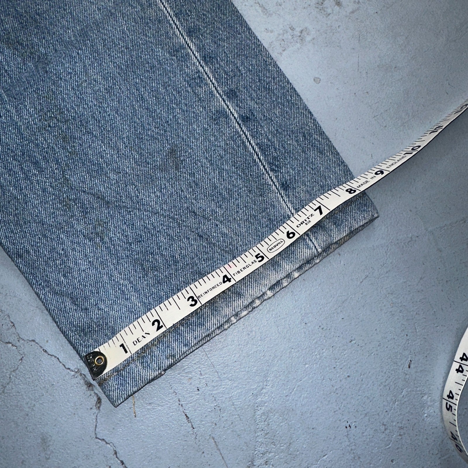 Levis 501 Vintage 90s Mex XX Straight Leg Jeans Blue Light Wash 36x30 Act 35x25