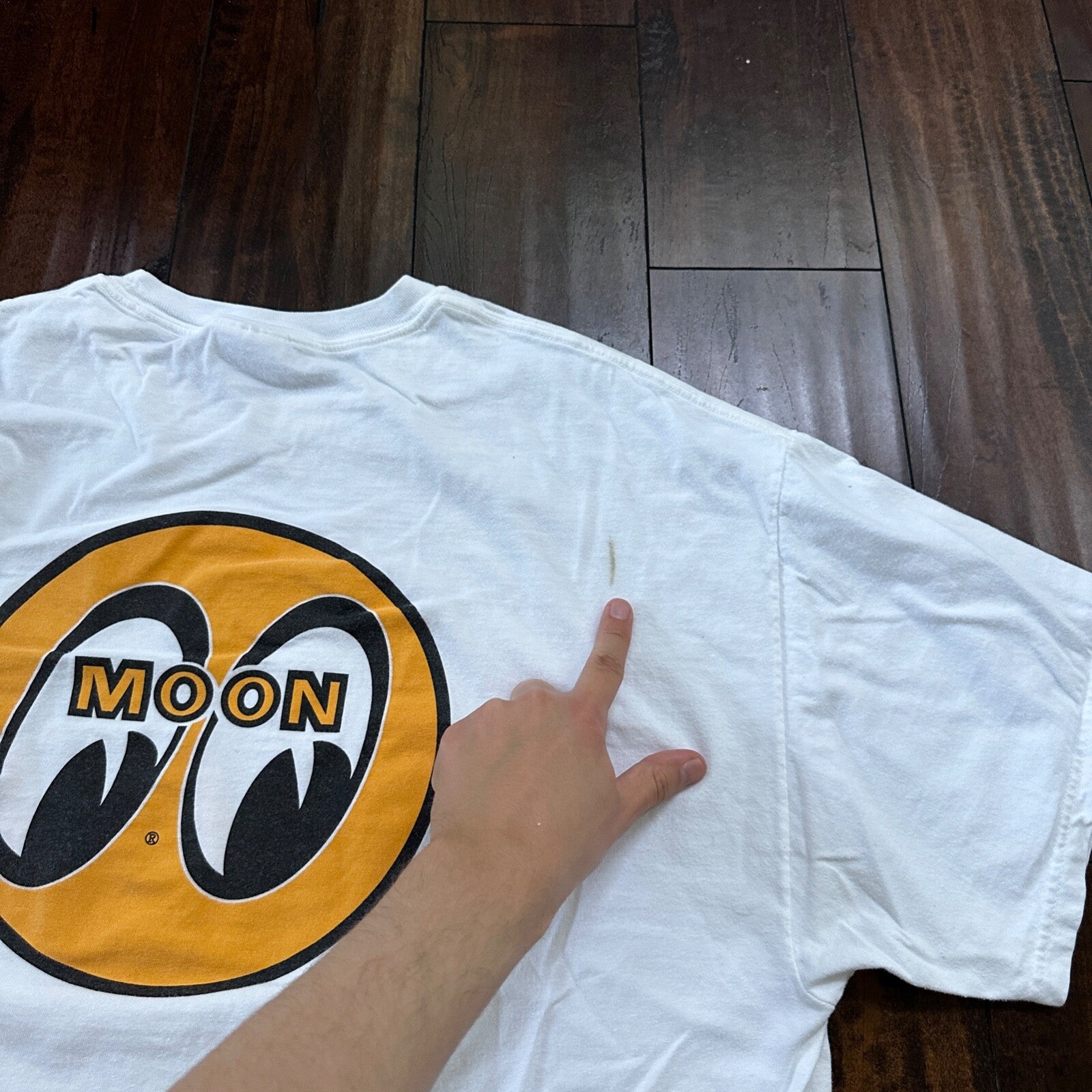 Moon Y2K VTG T Shirt Classic Antique Sports Cars America USA Nascar Driving