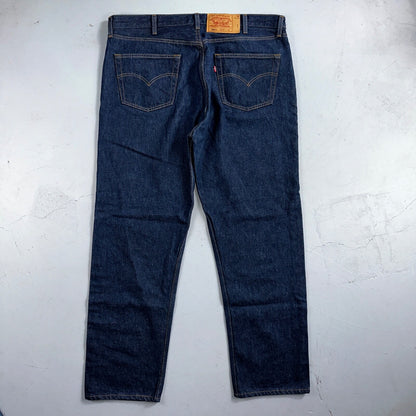 Levis 501 Vintage 90s USA XX Straight Leg Jeans Blue Dark Wash 44x36 Act 42x32