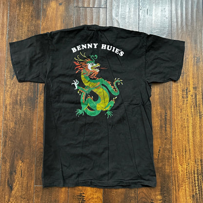 Chinese Art Dragon Sheridan Oregon Vintage T Shirt PDX Portland Food Asian 90s