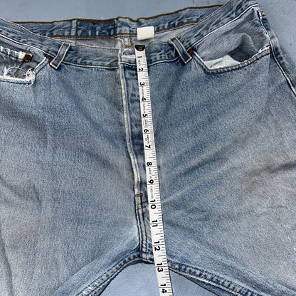 Levis 501 Vintage 90s Mexico Straight Leg Jeans 40x32 Y2K Light Wash Act 38x30