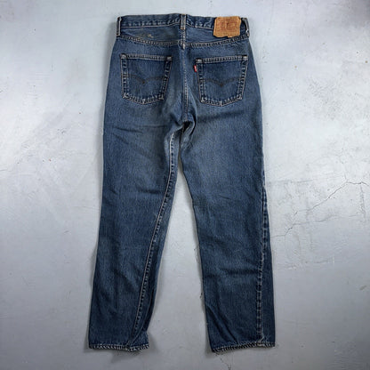 Levis 501 Vintage 80s Redline Selvedge USA XX Jeans Med Wash 32x32 Act 30x29