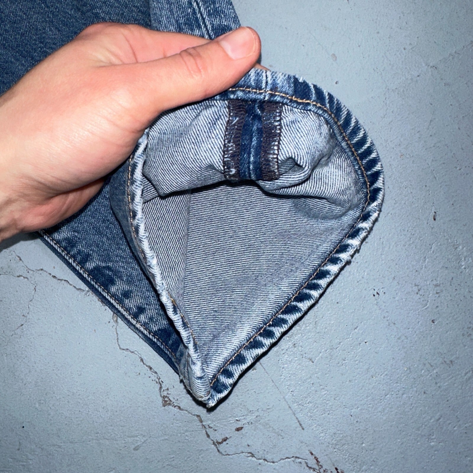 Levis 501 Y2K XX Straight Leg Jeans Blue VTG Med Wash 36x30 Act 35x28