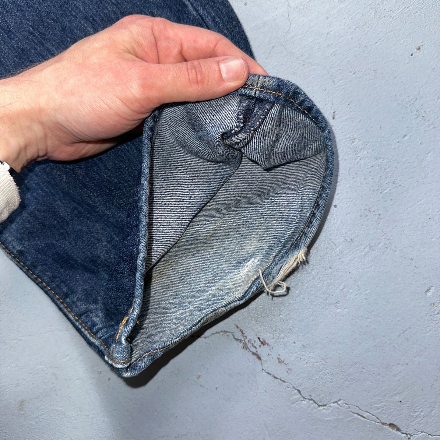 Levis 501 Y2K XX Straight Leg Jeans Blue VTG Dark Wash 40x32 Act 40x31