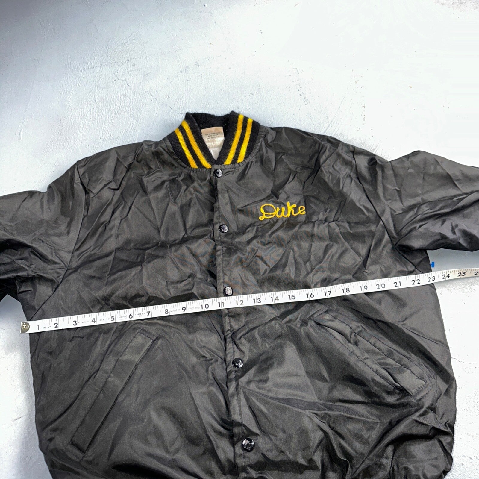 Vintage Pittsburgh Pirates Starter Satin Jacket Nylon 80s Black Chainstitch Duke