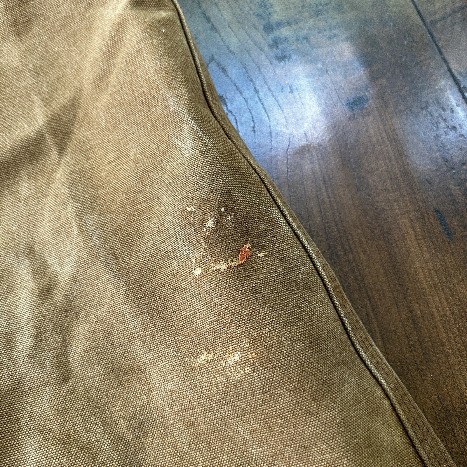 Carhartt DKB Double Knee Duck Unlined Bib Work Tan Brown Overalls 40x27 VTG