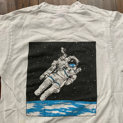 Astronaut 90s Vintage T Shirt Single Stitch Earth Day Space Tesla Cool Fly Rap