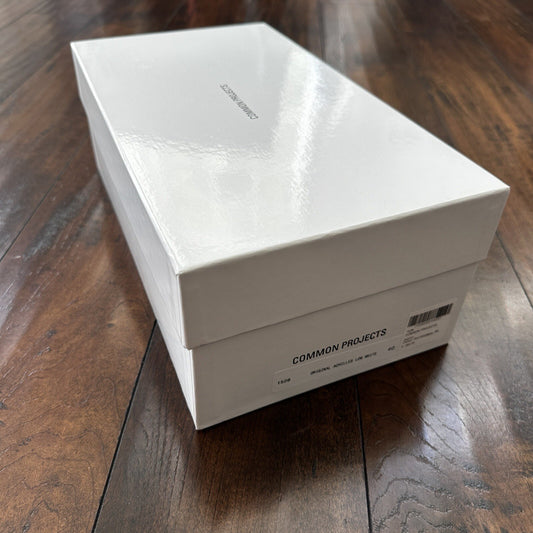 Common Projects Men's White Achilles 40 Low-Top Sneakers Shoes 100% Authentic