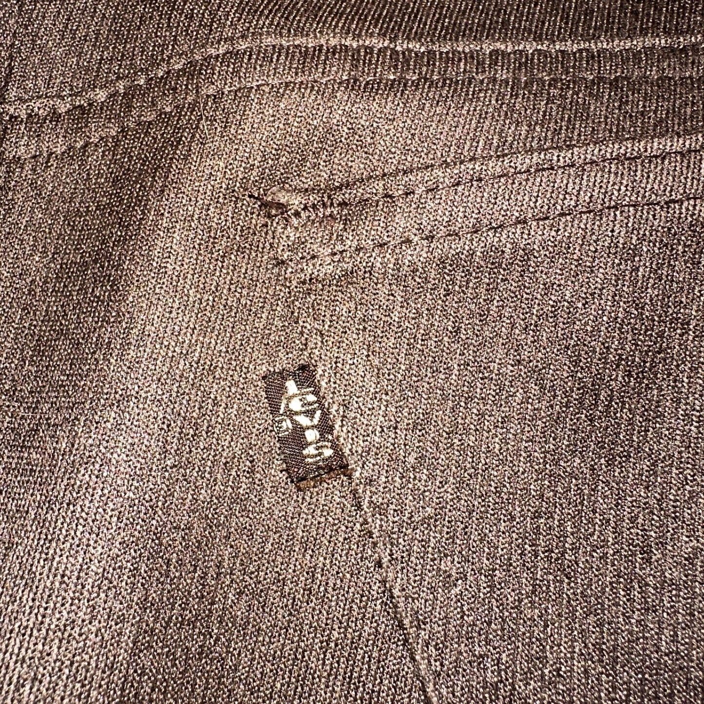 Levis 70s USA 517 36x30 Bootcut Pants Brown Polyester Slacks Vintage 35x30