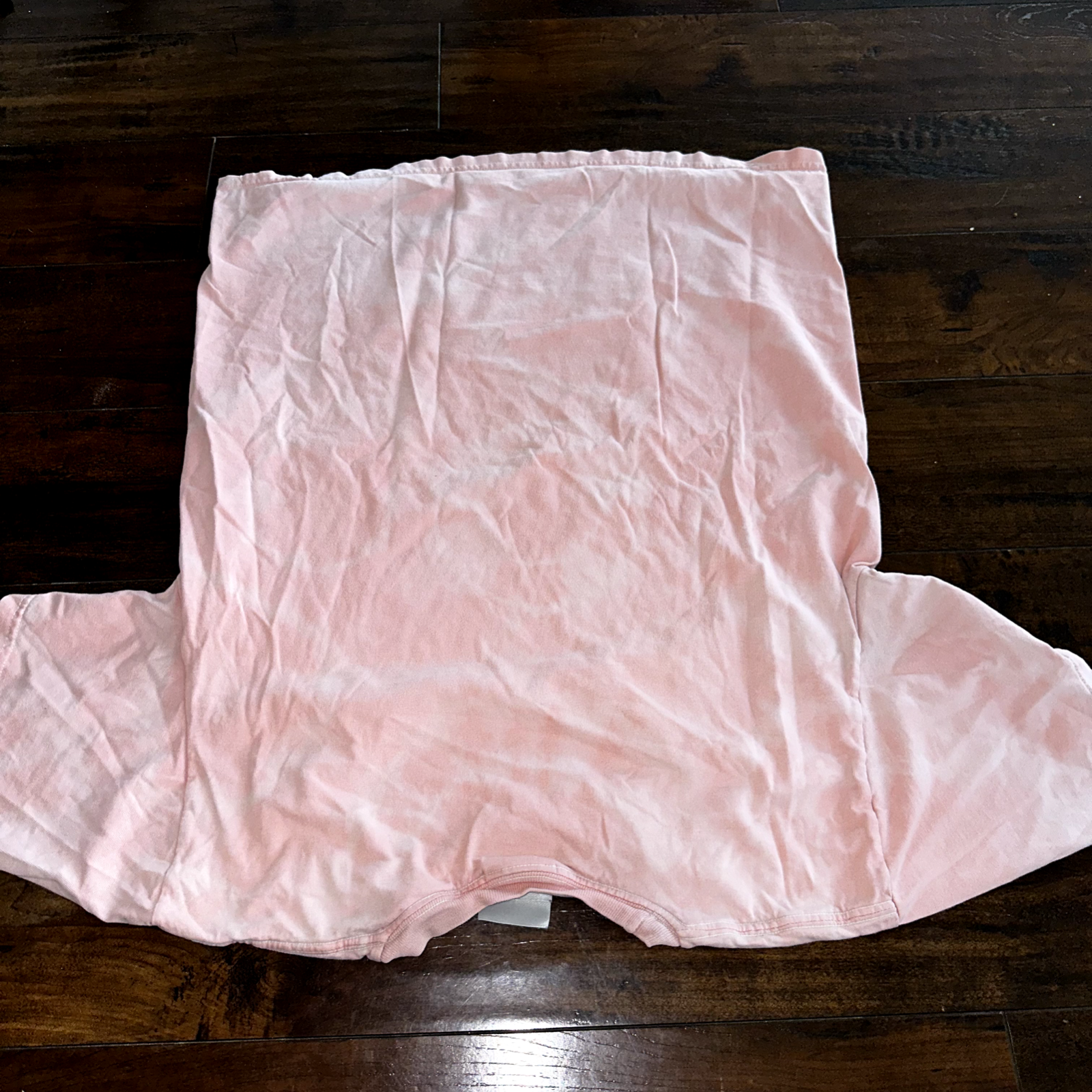 Nike Overyded Pink Y2K Vintage T Shirt Thrashed Heavy Wear Basic Center Swoosh