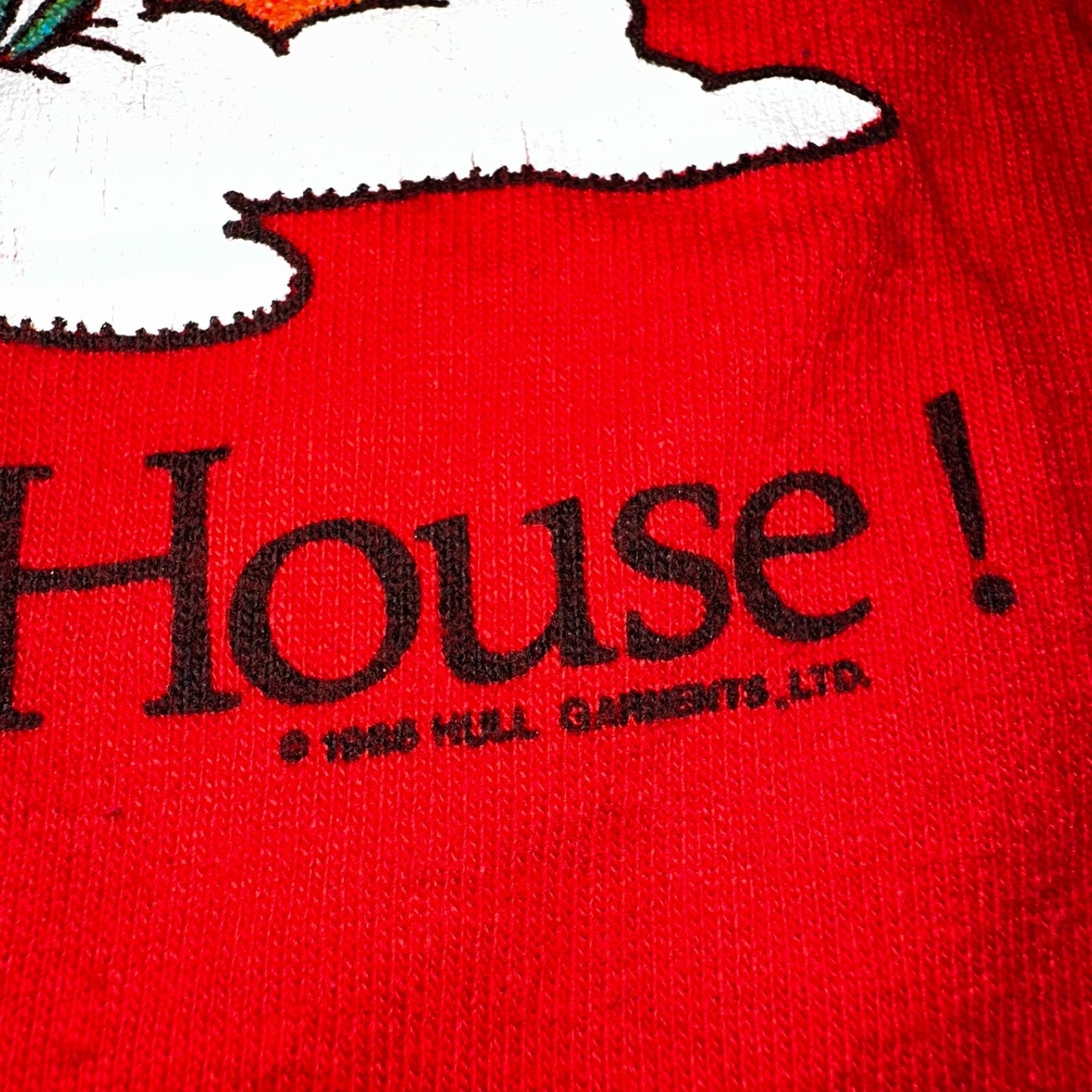 Christmas Funny Reindeer 80s VTG T Shirt Hall Garments Joke Lol Holidays Santa