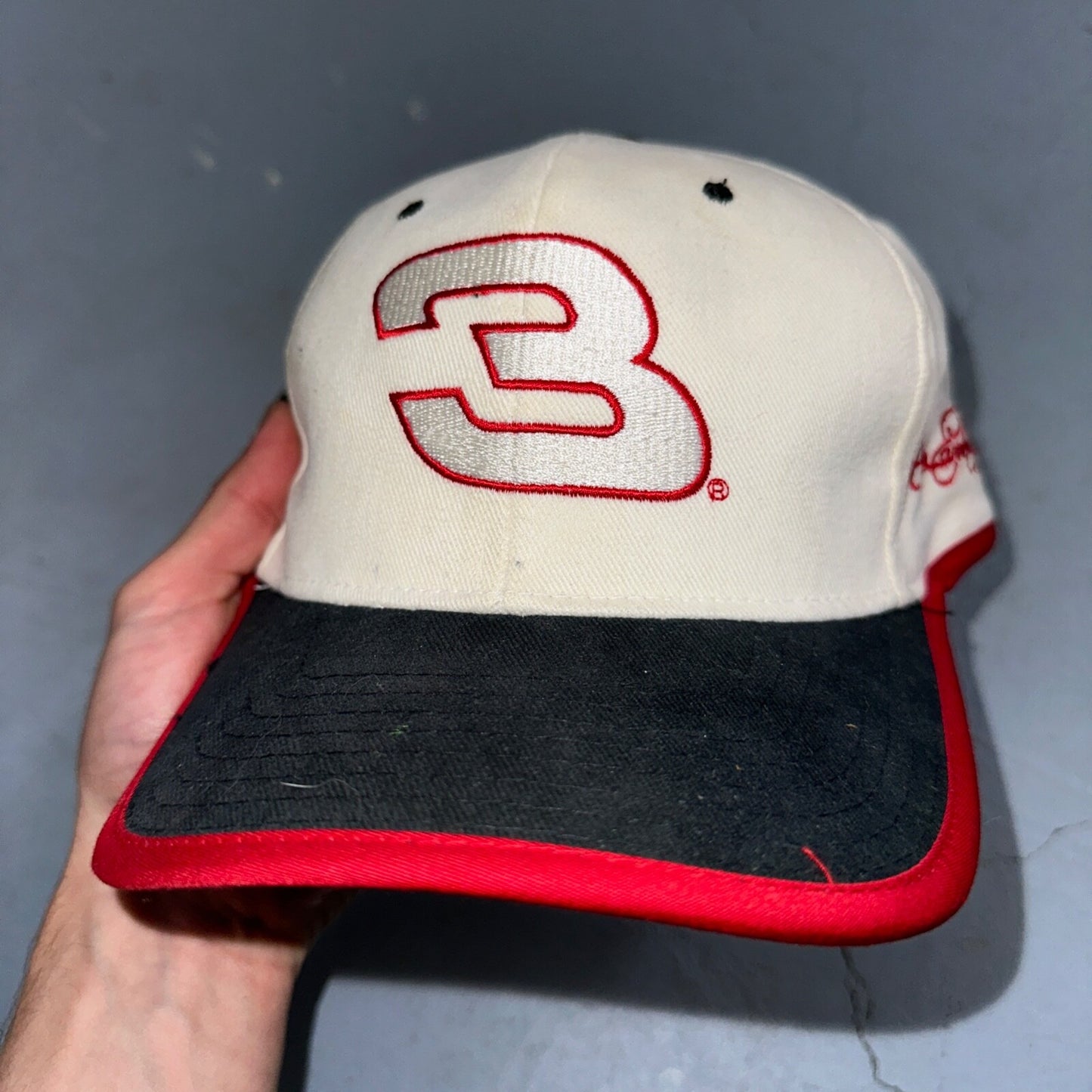 Chase Dale Earnhardt #3 VTG Hat Cap Snapback Nascar Good Wrench Rare 80s