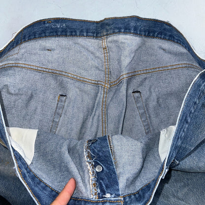 Levis 501 Vintage 80s Redline Selvedge USA XX Jeans Med Wash 48x30 Act 43x27