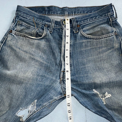 Levis 501 Vintage 70s SS Redline Selvedge USA XX Jeans Med Wash 32x34 Act 30x29