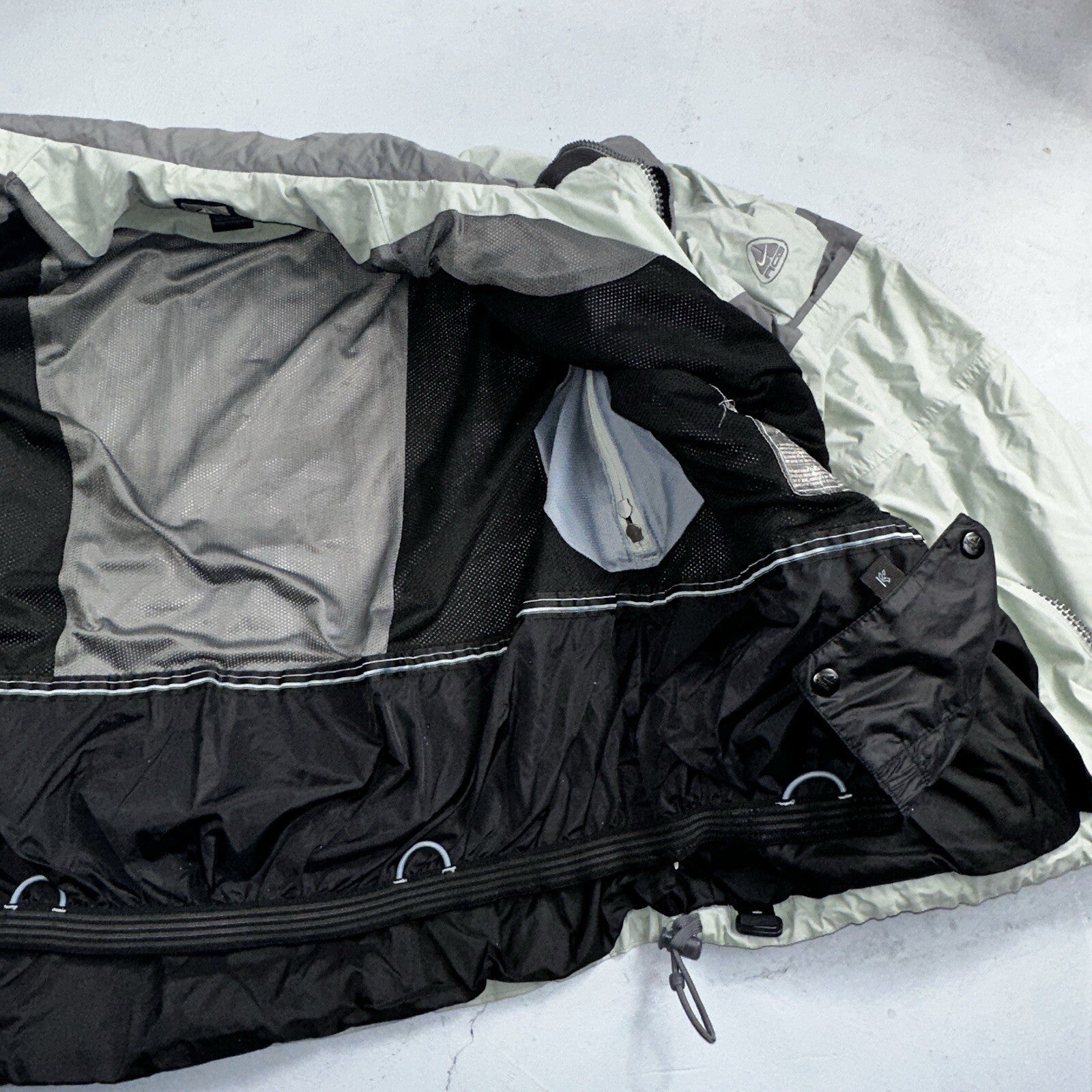 Nike VTG ACG Rain Jacket Storm Fit Anorak 90s Teal Hiking Ski Snowboard 3 Large