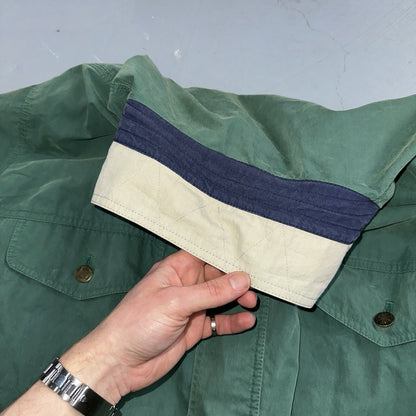 Eddie Bauer VTG Jacket L Full Zip Garden Chore Faded 1980s 80s Rare Coat Hiking