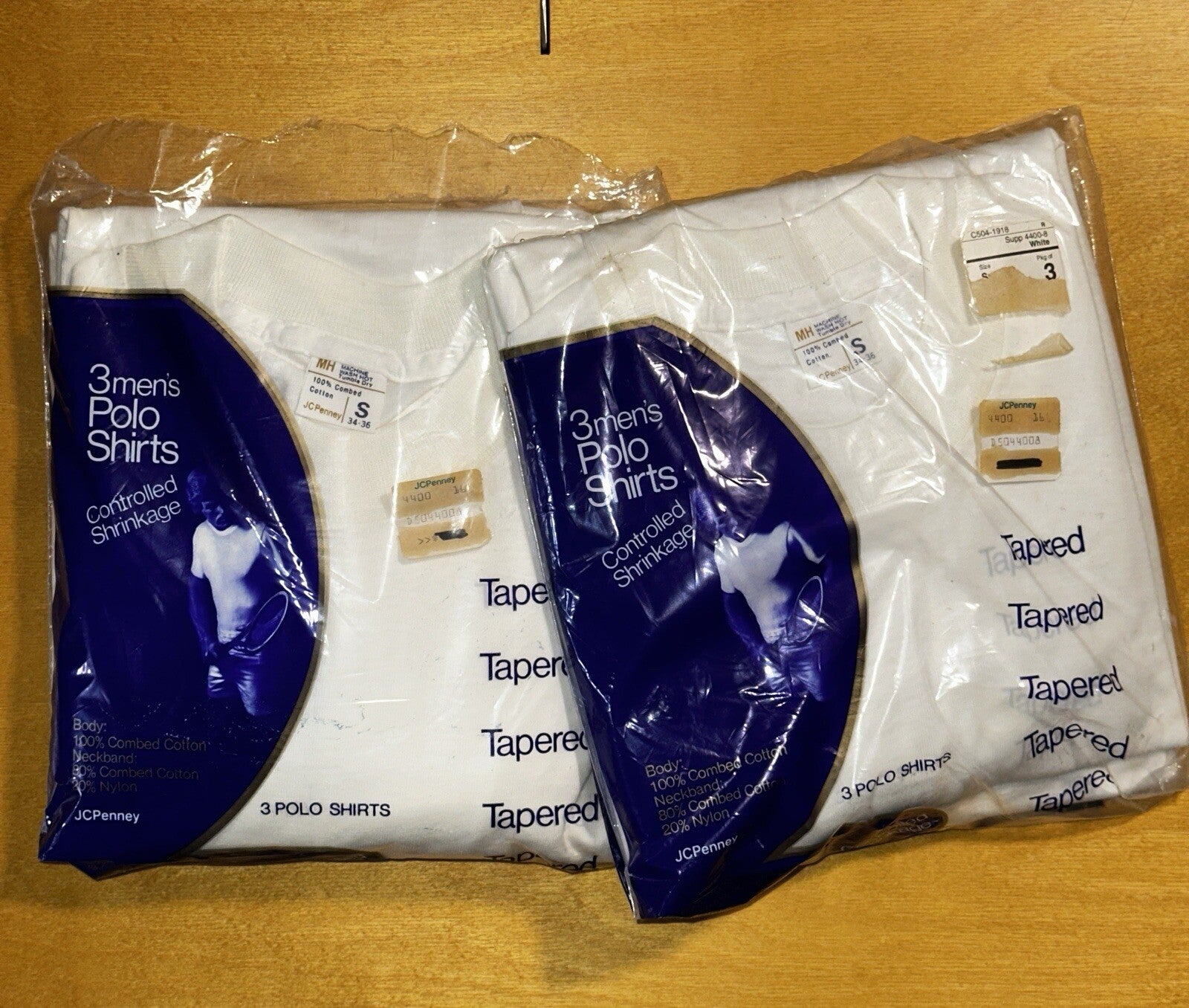 1970s JCPenney Vintage White Blank T Shirt Mens Rockabilly Lot Of 6 Pack 60s 70s