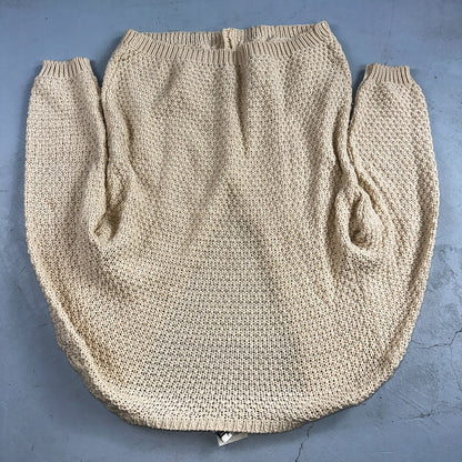 Vintage Oversized Spitalnick Neiman Marcus 100% Wool Cardigan Cable Knit Cozy