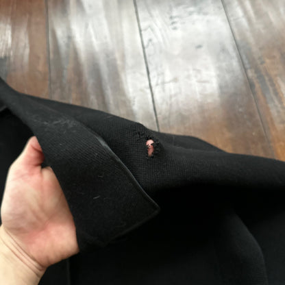 1960’s VTG Wool Cardigan Coltalia Imports Black Women’s Rockabilly 60s Skirt