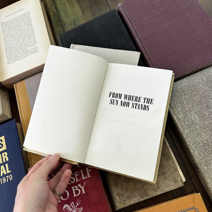 Lot 18 Cool Old Vintage Antique Rare Hardcover Random Books Green Coffee Table