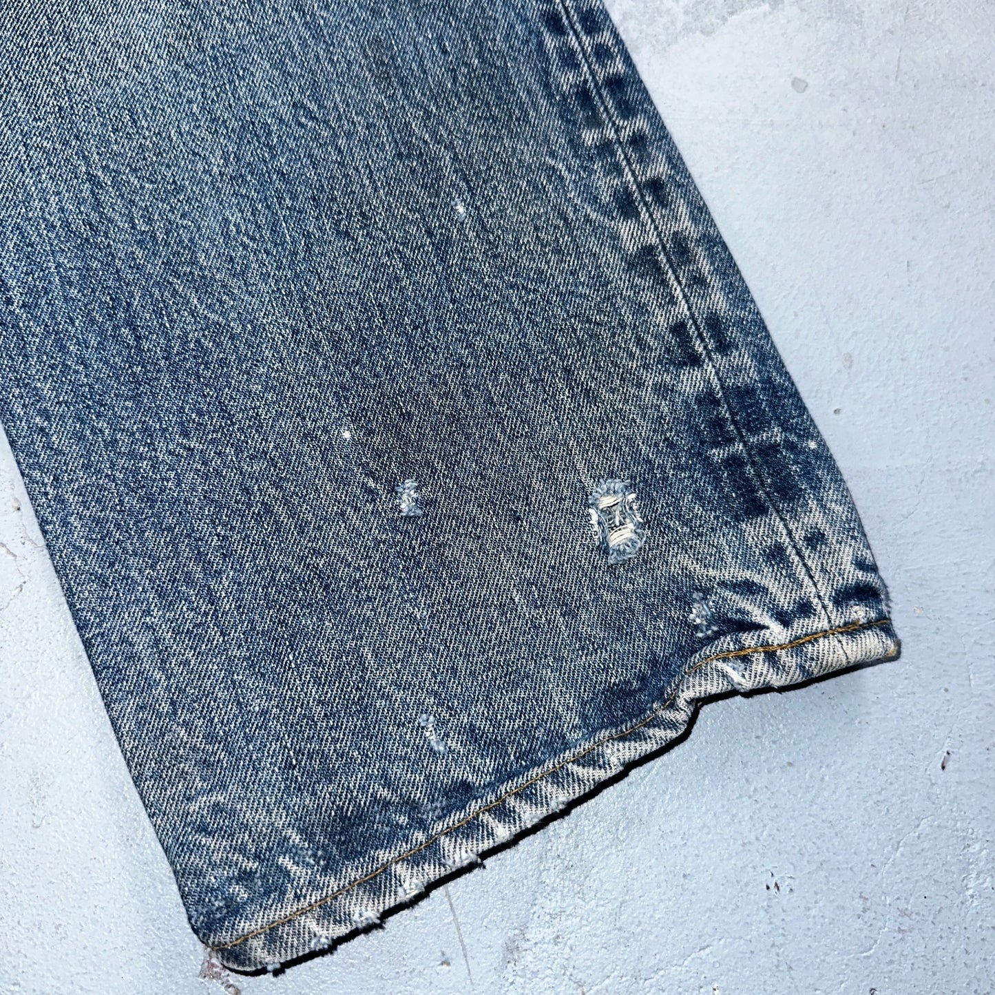 Levis 501 Vintage 80s Redline Selvedge USA XX Jeans Light Wash 32x36 Act 30x31