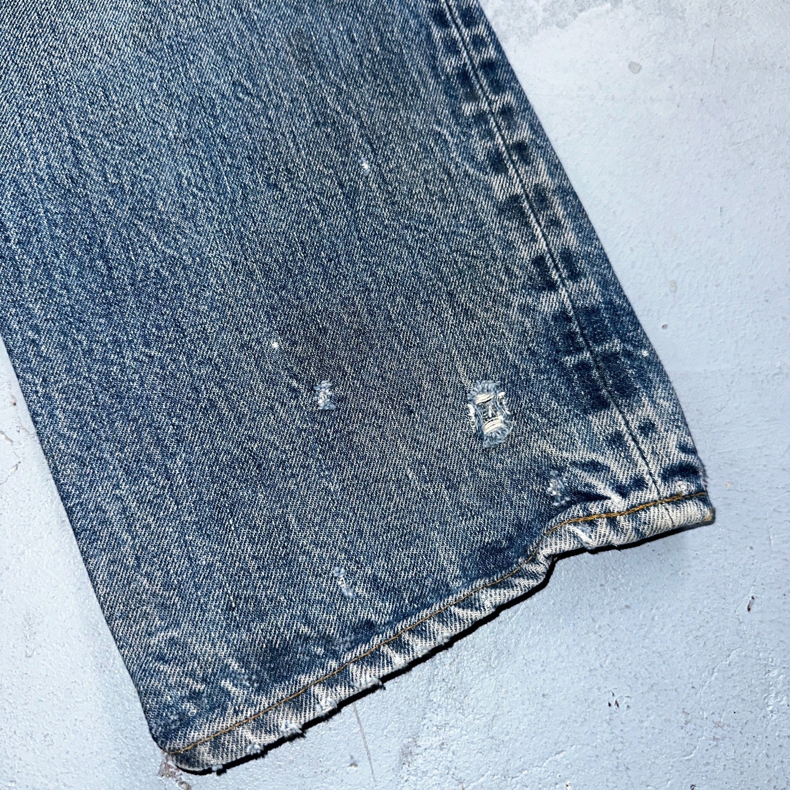 Levis 501 Vintage 80s Redline Selvedge USA XX Jeans Light Wash 32x36 Act 30x31