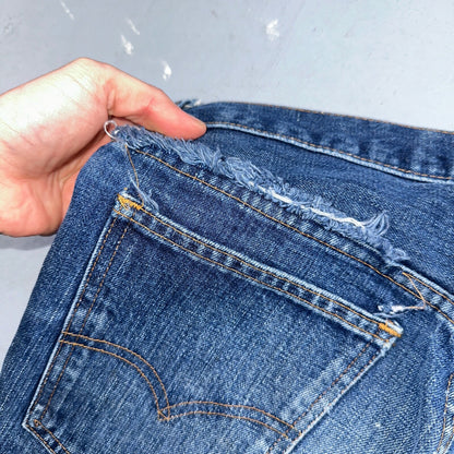 Levis 746 Vintage 70s USA Orange Tab Bootcut Flare Blue Bell Bottom Jeans 29x26