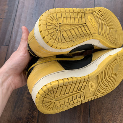 Nike 1985 Dunk Goldenrod Chicago Yellow Black Rare Vintage 85 Air Jordan 1 Sz 8