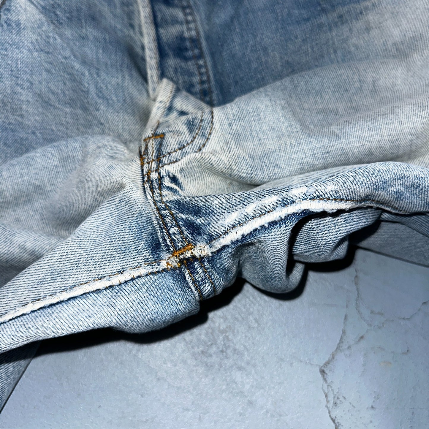 Levis 501 Vintage 80s Redline Selvedge USA XX Jeans Light Wash 36x36 Act 33x31